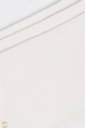 Paquete de medias X3 cortas blancas con texturas acanaladas