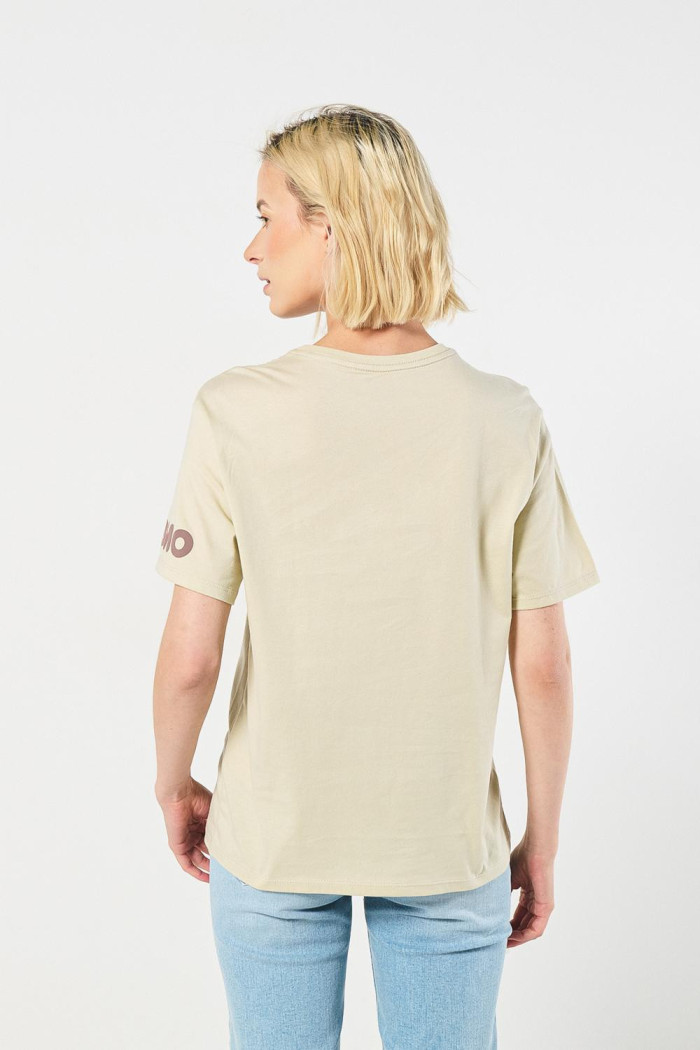 Camiseta manga corta kaki con arte de Hora de Aventura