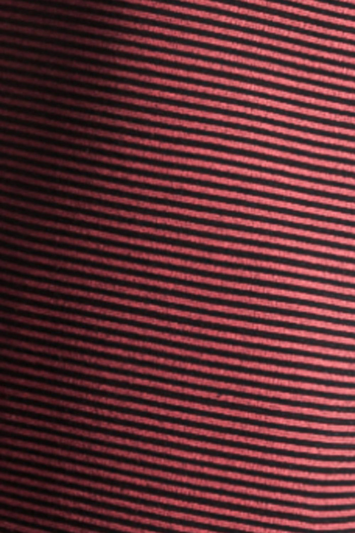 Bóxer trunk-corto rojo a rayas con elástico en contraste