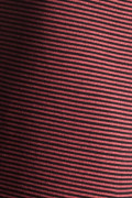 Bóxer trunk-corto rojo a rayas con elástico en contraste