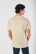 Camiseta del Rey León kaki con manga corta en algodón