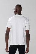 Camiseta crema clara de Cambridge con cuello redondo
