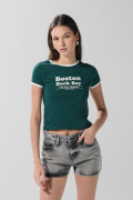 Short gris claro en jean con tiro alto y bolsillos