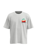 Camiseta de South Park cuello redondo crema clara