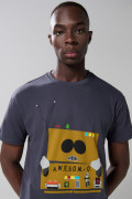 Camiseta de South Park cuello redondo gris intensa