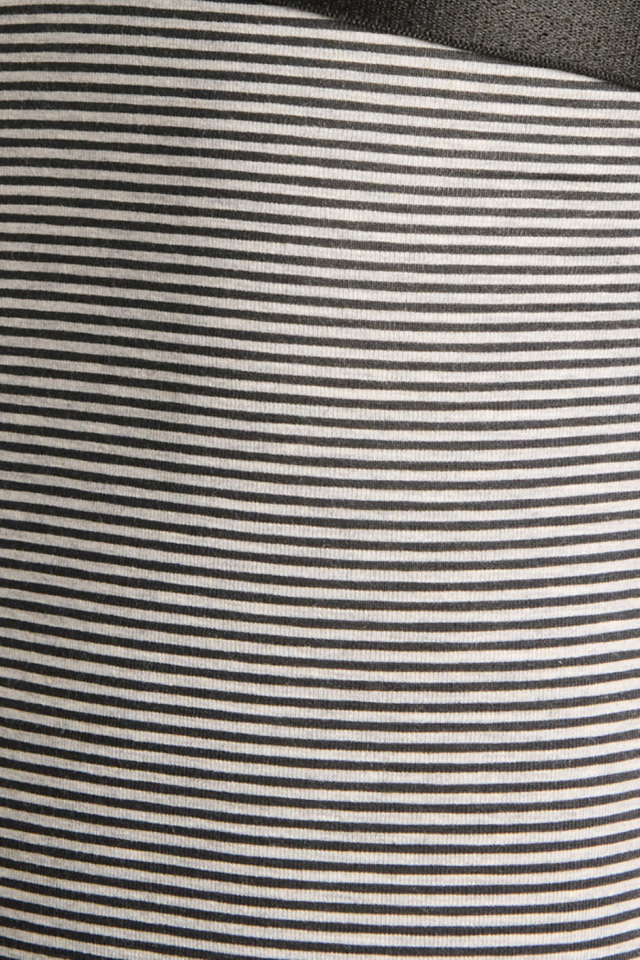 Bóxer brief-medio gris claro a rayas en algodón