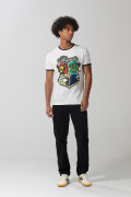 Camiseta crema de Harry Potter manga corta con contrastes