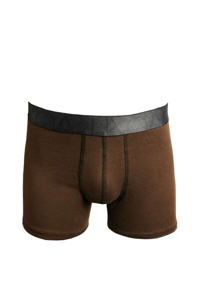 Bóxer brief-medio verde oscuro con cintura elástica