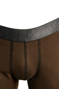 Bóxer brief-medio verde oscuro con cintura elástica