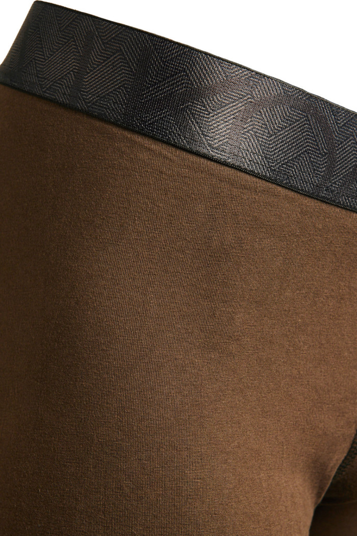 Bóxer brief-medio verde oscuro con cintura elástica