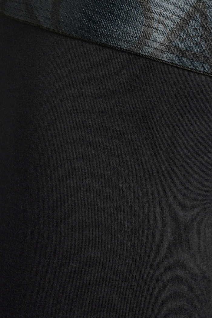 Bóxer azul brief-medio en algodón con costuras planas