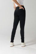 Jean jegging ceñido negro con súper tiro alto y bolsillos