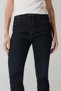 Jean súper tiro alto azul intenso tipo jegging ceñido