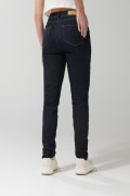 Jean súper tiro alto azul intenso tipo jegging ceñido