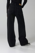 Jean baggy tiro medio gris intenso con silueta amplia