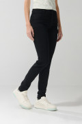 Jean jegging ajustado negro con bolsillos y tiro alto