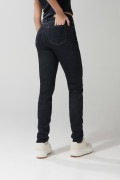 Jean tiro alto jegging azul ceñido con tiro súper alto