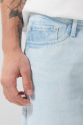 Jean tiro bajo 90´S bota recta azul con desgastes