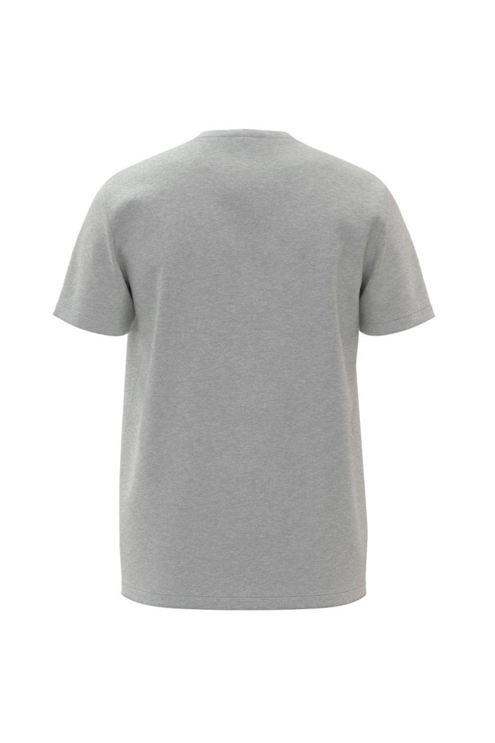 Camiseta unicolor con diseño de Morty y cuello redondo