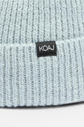 Gorro tejido unicolor con maquilla delantera decorativa
