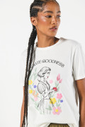Camiseta de Blanca Nieves crema con cuello redondo