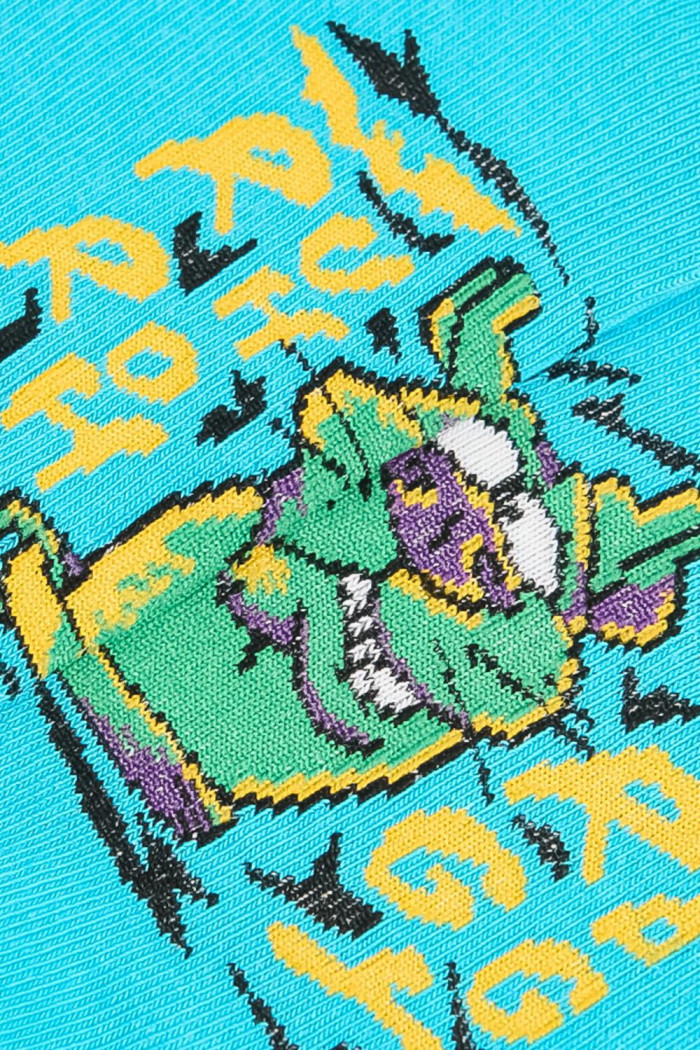 Medias unicolores tipo tobilleras con arte de Scooby-Doo