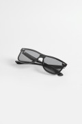 Gafas de sol negras con marco cuadrado y lentes oscuros