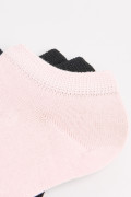 Paquete de medias con texturas unicolores tobilleras X3