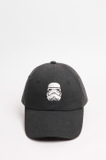 Cachucha beisbolera negra con bordado de Star Wars