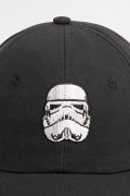 Cachucha beisbolera negra con bordado de Star Wars