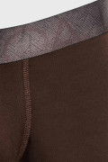 Bóxer brief-medio café oscuro con cintura elástica
