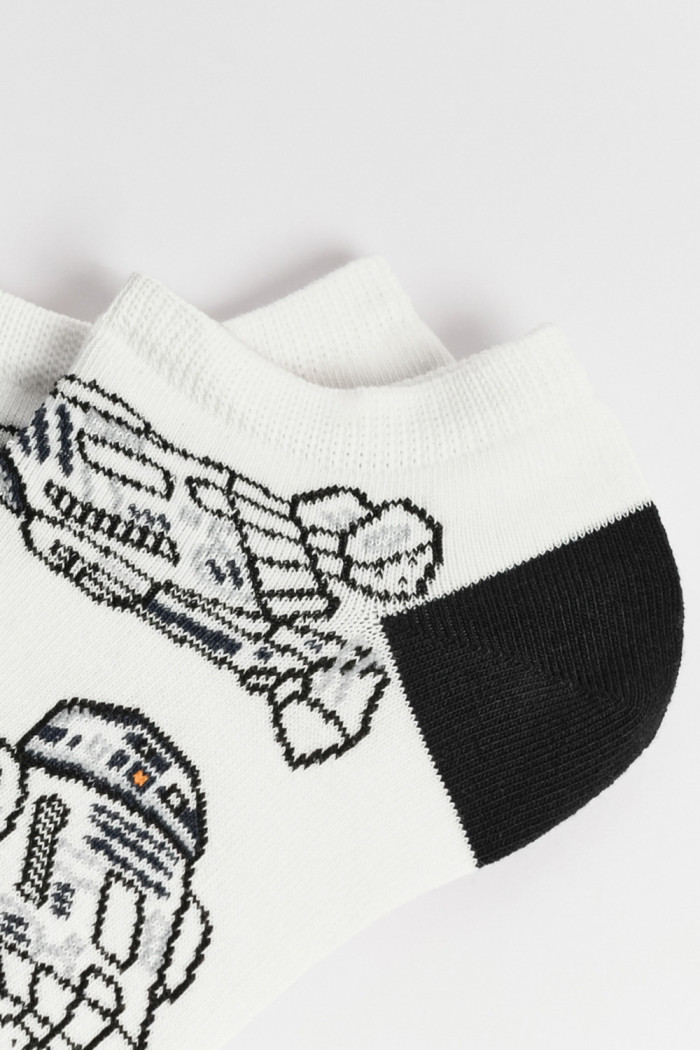 Medias en algodón cremas tobilleras de Star Wars