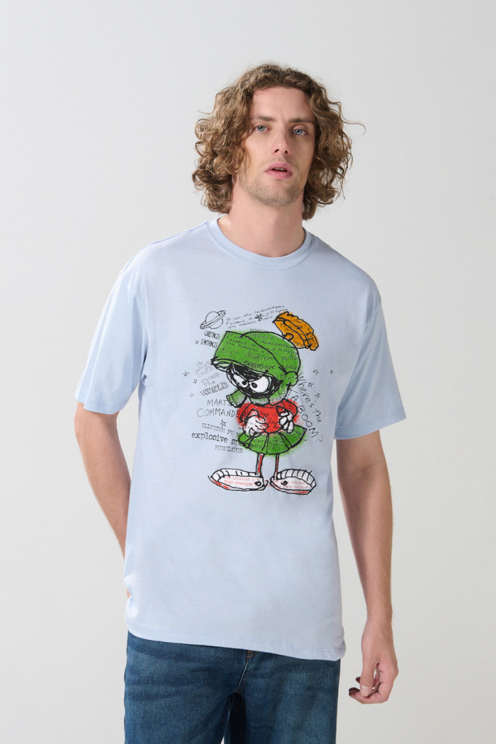 Camiseta manga corta azul clara de Looney Tunes