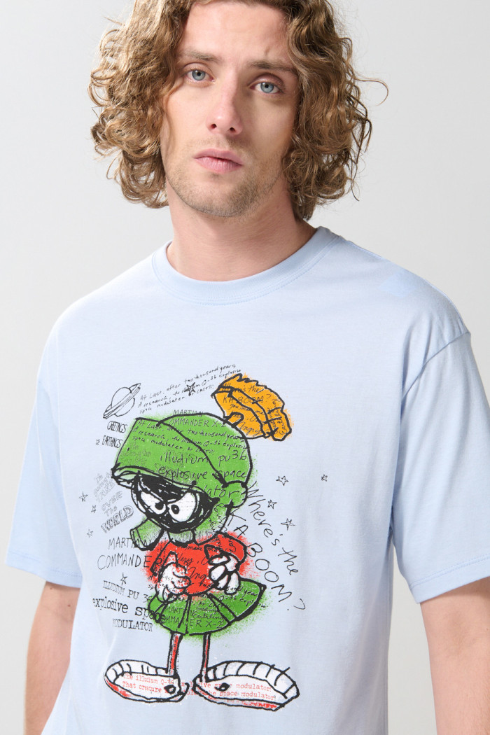 Camiseta manga corta azul clara de Looney Tunes