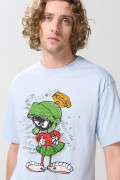 Camiseta manga corta azul clara de Looney Tunes