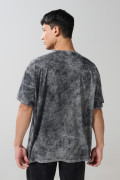Camiseta oversize unicolor manga corta tie dye de Green Day