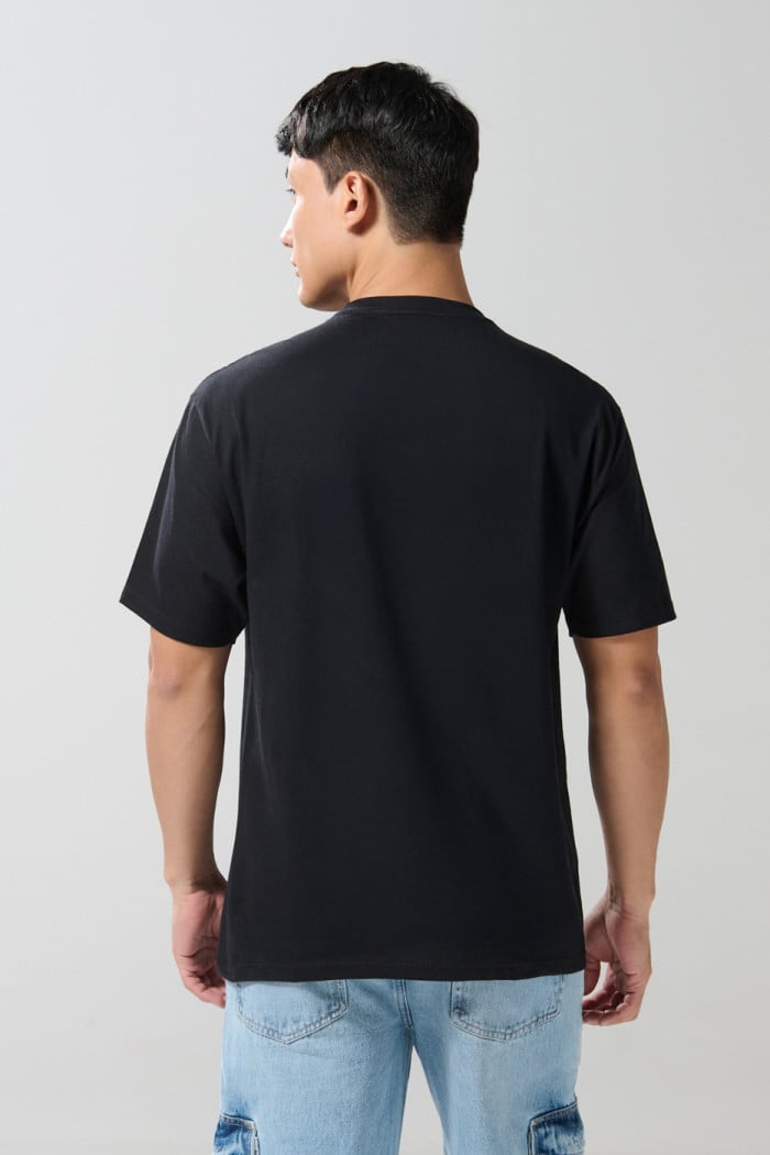 Camiseta de Joy Division negra con cuello redondo