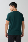 Camiseta cuello redondo verde con bolsillo de Harry Potter