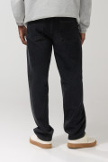 Jean gris intenso baggy con bota ancha y tiro medio