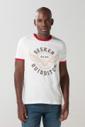 Camiseta de Harry Potter manga corta crema con contrastes