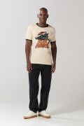 Camiseta kaki de Star Wars con contrastes y manga corta