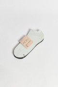Paquete de medias X3 tobilleras unicolores texturizadas