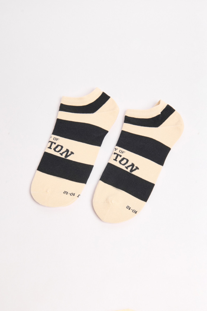Medias tobilleras con diseño en jacquard