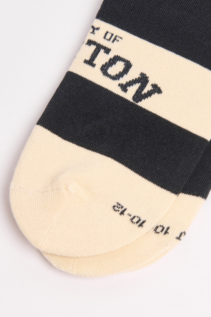 Medias tobilleras con diseño en jacquard