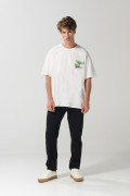 Camiseta oversize manga corta crema de Toy Story