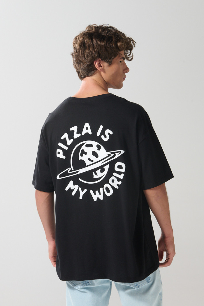 Camiseta negra oversize manga corta de Toy Story