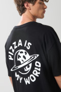 Camiseta negra oversize manga corta de Toy Story