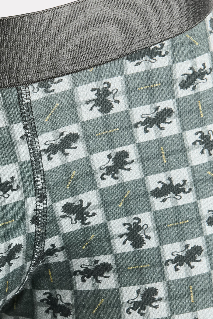 Bóxer negro brief-medio en algodón de Harry Potter