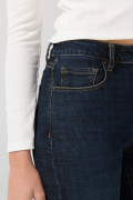 Jean jegging azul con cremallera, tiro alto y ajuste ceñido
