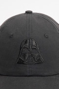 Cachucha negra beisbolera con bordado de Star Wars